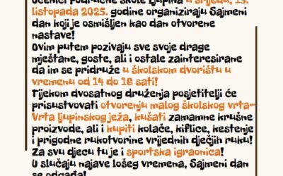 Poziv na Sajmeni dan u PŠ Ljupina