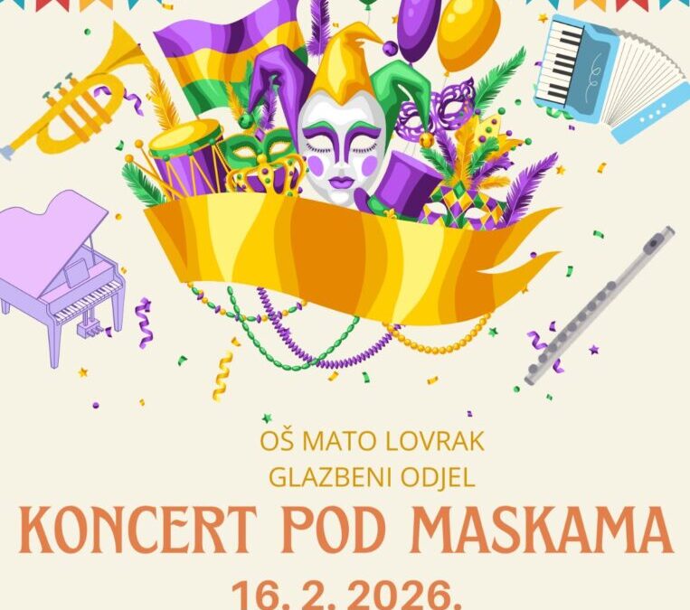 Koncert pod maskama!