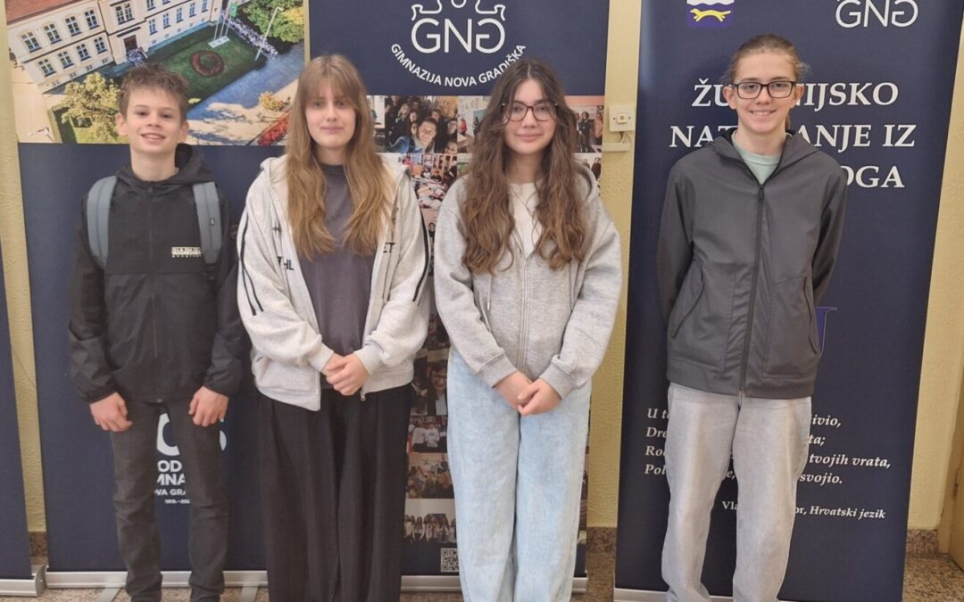 ŽUPANIJSKO NATJECANJE IZ HRVATSKOGA JEZIKA