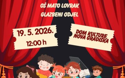 Audicija za upis u prvi razred glazbenog odjela