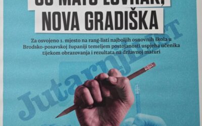 NAŠA ŠKOLA – NAJBOLJA OSNOVNA ŠKOLA U BRODSKO-POSAVSKOJ ŽUPANIJI u 2025. GODINI