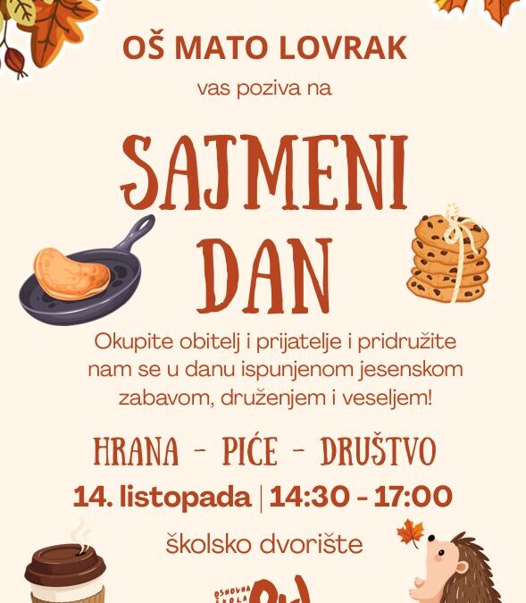 Sajmeni dan!